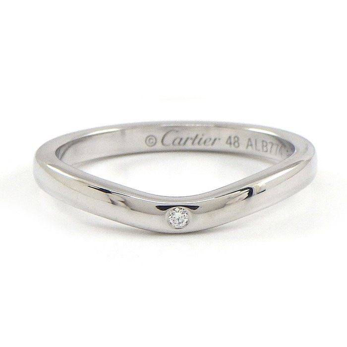 Cartier Ballerina Wedding Band Ring with Diamonds - PT950