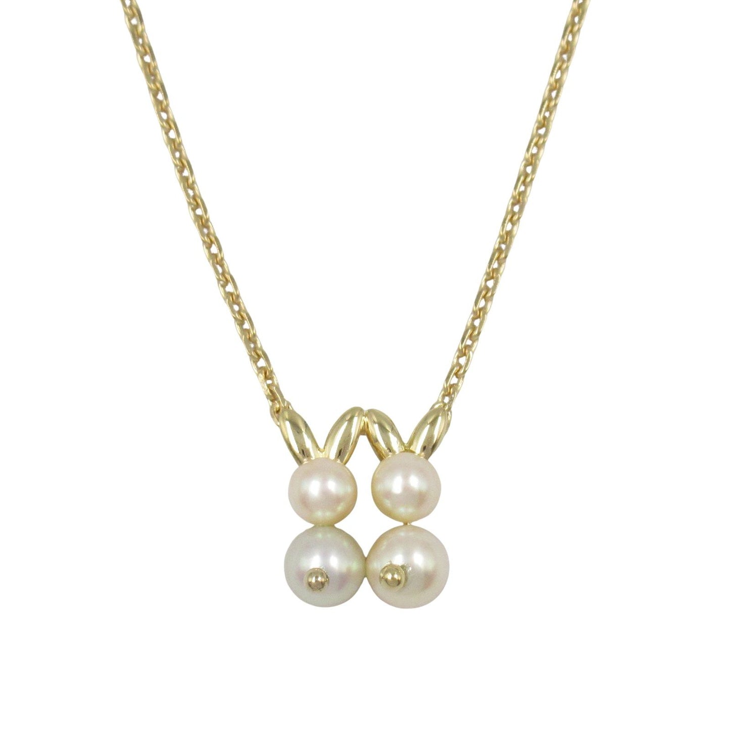 Van Cleef & Arpels Akoya Pearl Necklace in 18K Yellow Gold