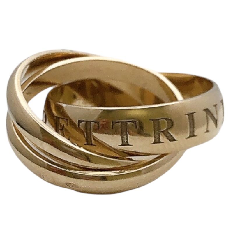 Cartier 1998 Trinity Ring in K18 White Gold - Timeless Elegance