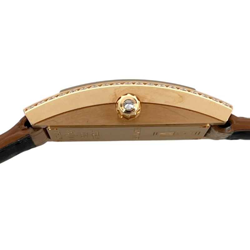 HARRY WINSTON Avenue C Mini Quartz Watch in K18PG - Exquisite Silver Elegance