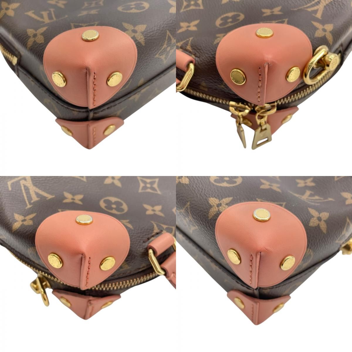 Louis Vuitton Petite Malle Souple M45531 Monogram Canvas Shoulder Bag