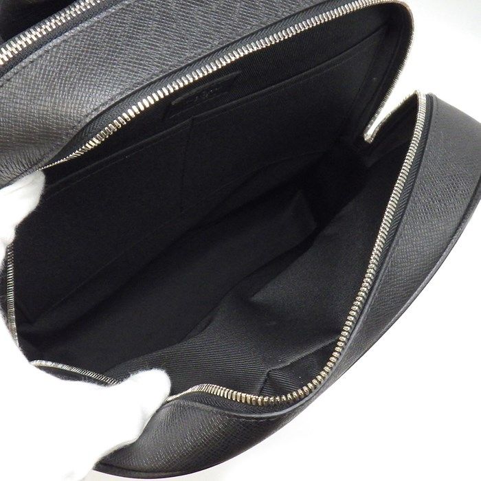Louis Vuitton Adrian Backpack M30857 in Black Taiga Leather