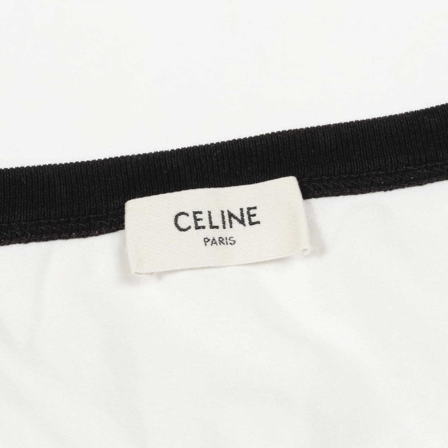 CELINE Boxy Cotton T-Shirt in White - Timeless Elegance