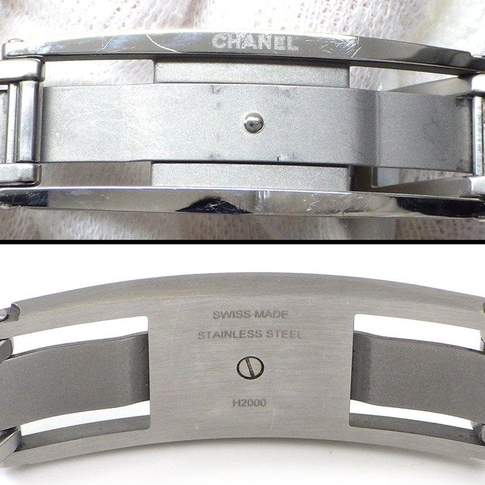 Chanel J12 H5703 Diamond Index White Dial Ceramic Watch