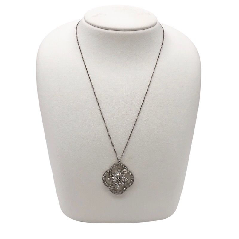 Tiffany & Co. Victoria Cluster Diamond Necklace in Platinum