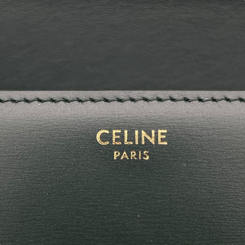 CELINE Classic Triomphe Bag in Amazon Shiny Calfskin