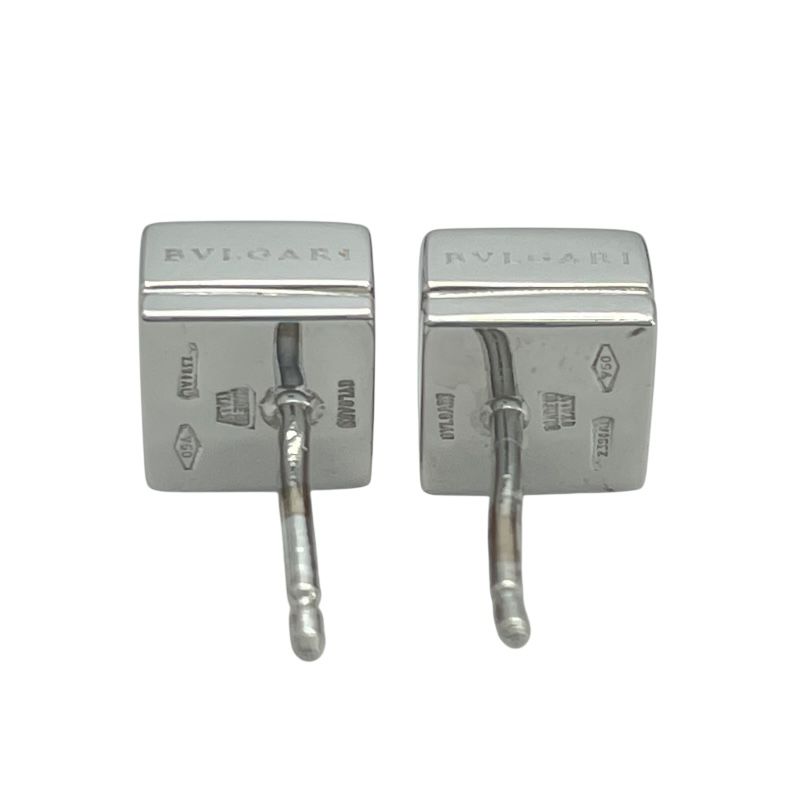 BVLGARI Lucia Diamond Earrings in K18 White Gold