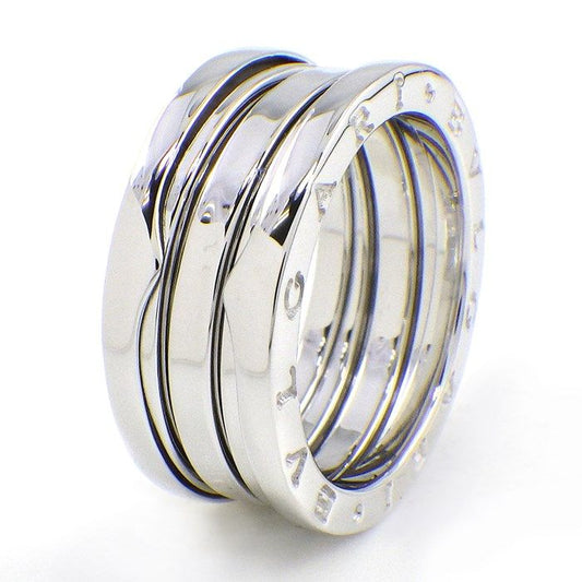 BVLGARI B.zero1 3-Band Ring in K18 White Gold - Size 13.5