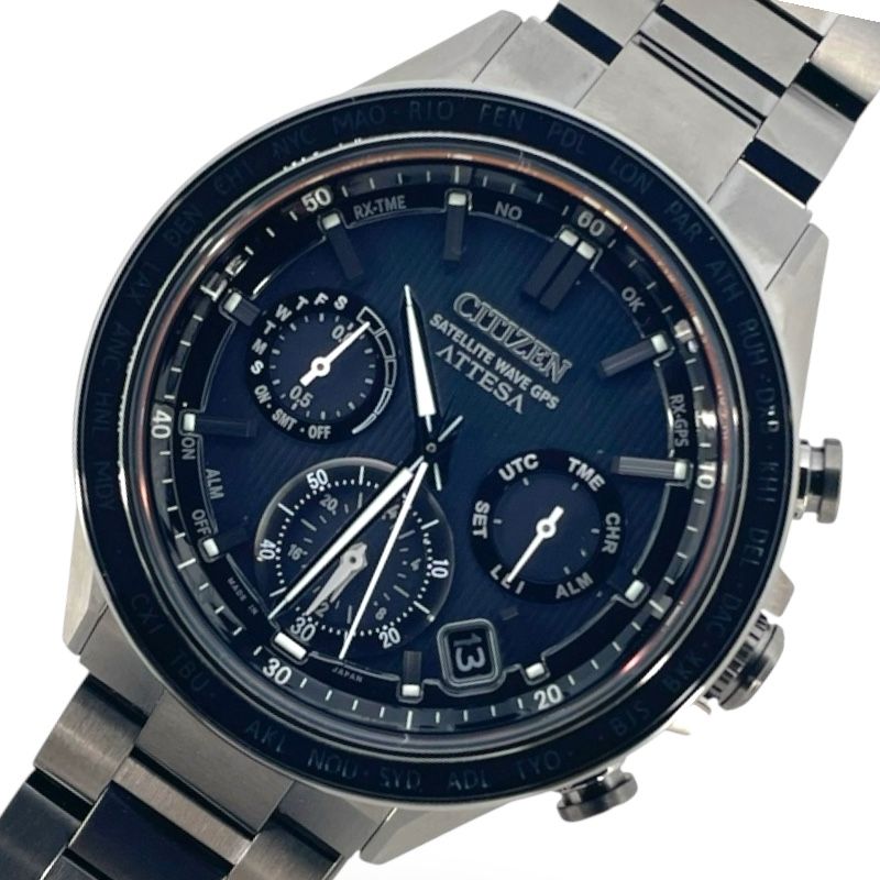 CITIZEN ATTESA ACTLine CC4055-65E Black Titanium Quartz Men's Watch