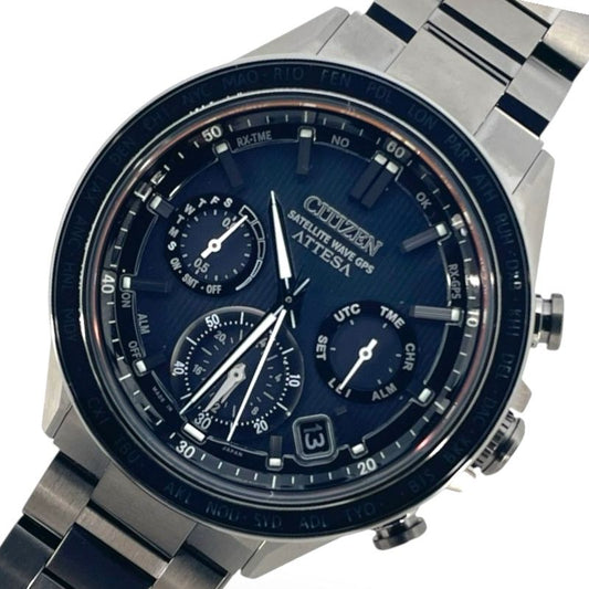 CITIZEN ATTESA ACTLine CC4055-65E Black Titanium Quartz Men's Watch