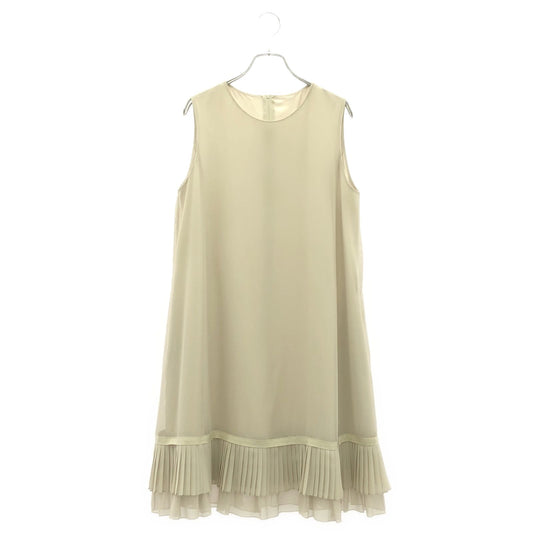 FOXEY Cream Polyester Dress - Timeless Elegance