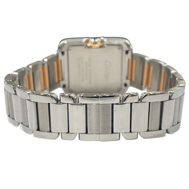 Cartier Tank Anglaise SM W5310019 Silver PG/SS Ladies Watch