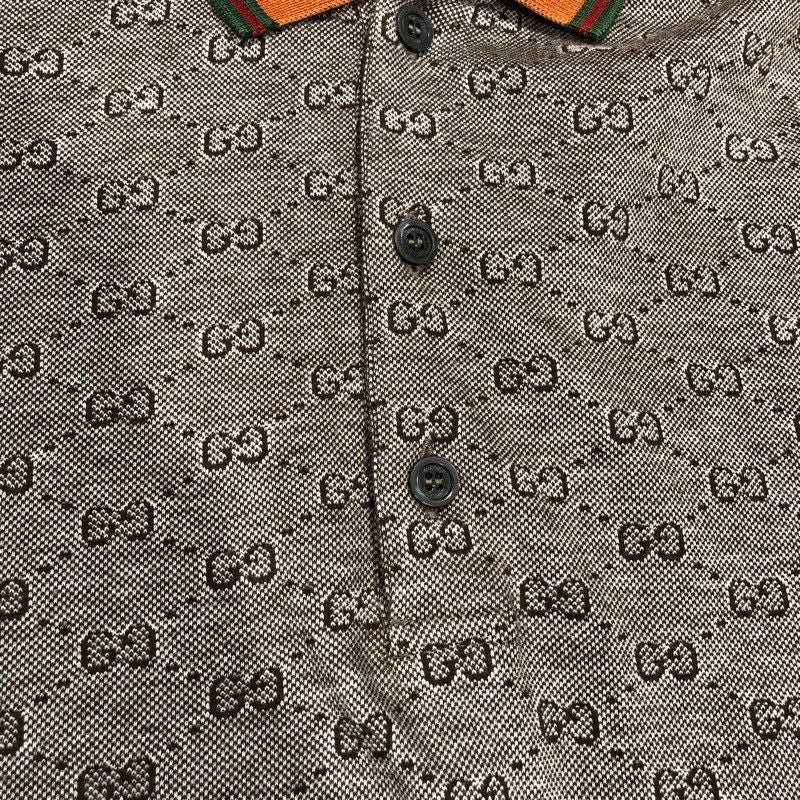 GUCCI GG Pattern Cotton Polo Shirt - Timeless Elegance