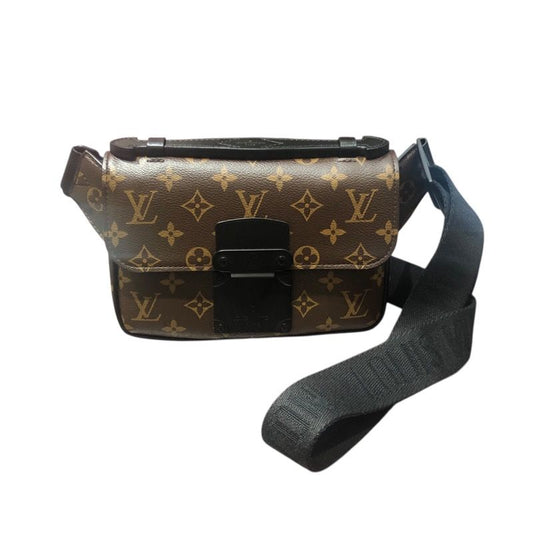 Louis Vuitton S Lock Sling Bag M45807 - Monogram Macassar Brown