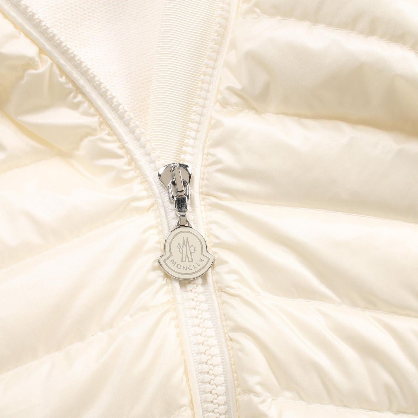 MONCLER White Down Vest - Timeless Elegance for Women