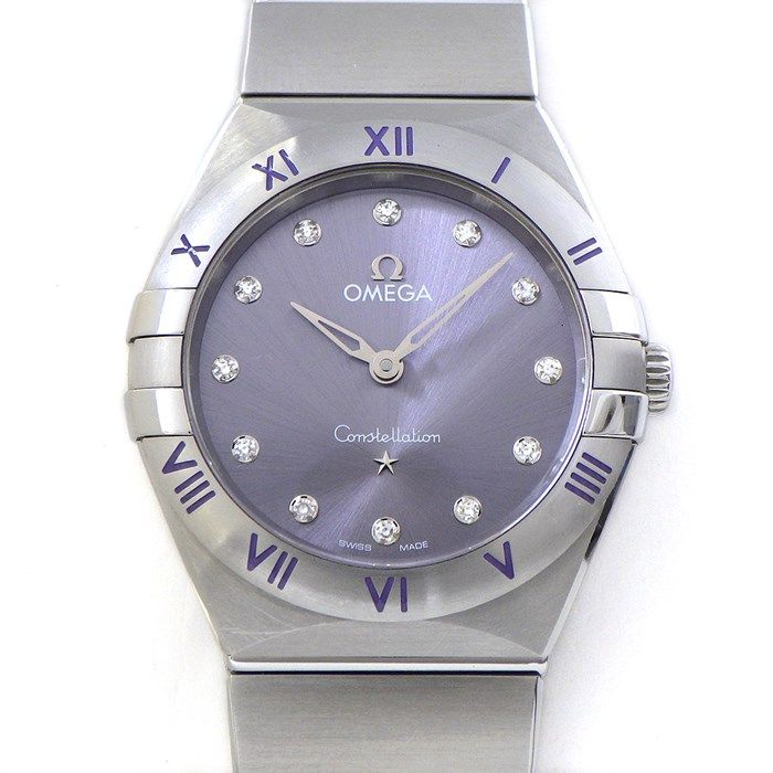 OMEGA Constellation 131.10.28.60.60.002 - Exquisite Purple Dial Watch