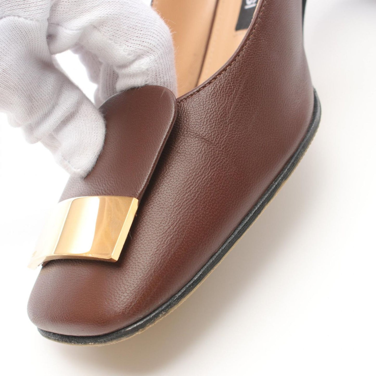 Sergio Rossi Brown Leather Pumps - Timeless Elegance