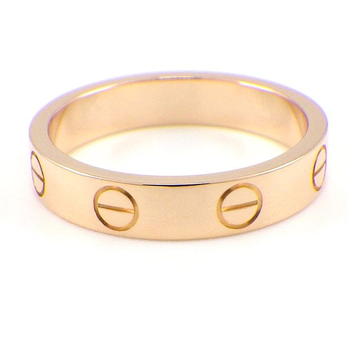 Cartier Love Ring Small Model in K18 Pink Gold - Size 10