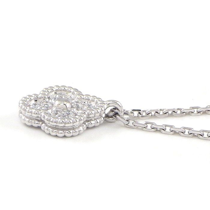Van Cleef & Arpels Sweet Alhambra Necklace with Diamonds