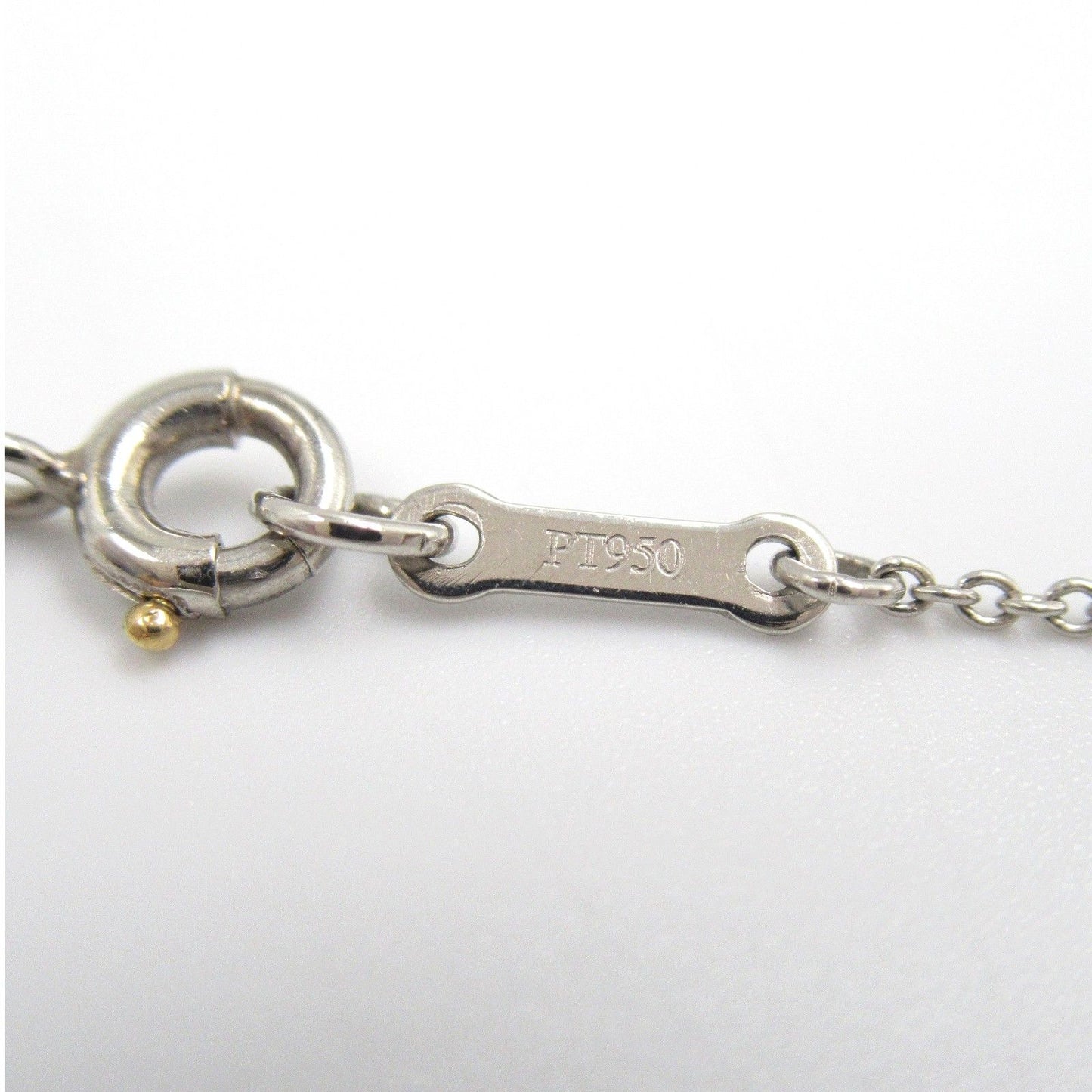 TIFFANY & CO Open Heart Necklace in Platinum - Timeless Elegance