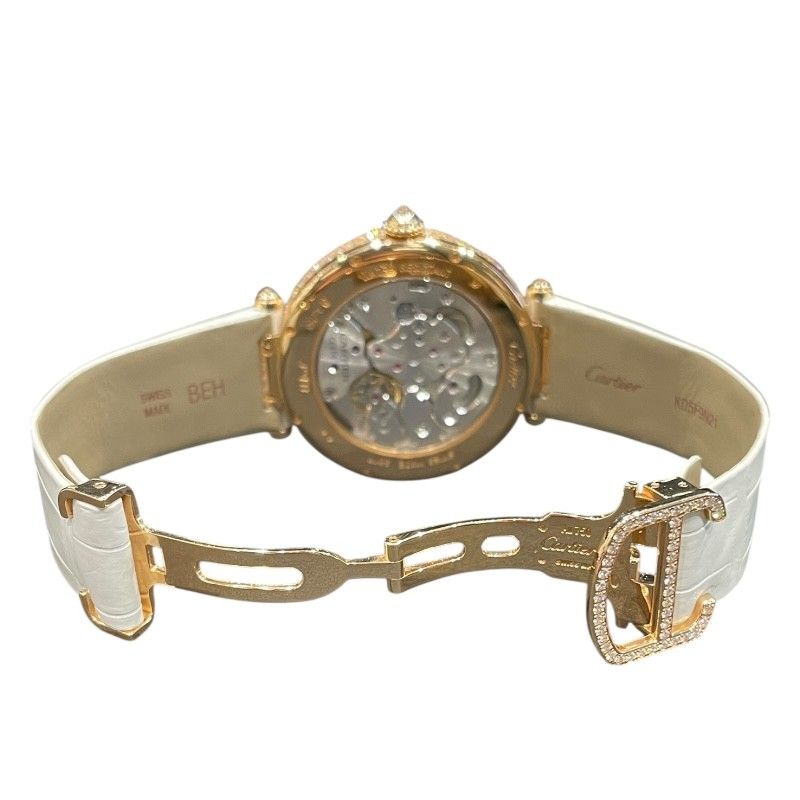 Cartier Panthère Jewelry Watch in Pink Gold & Diamonds