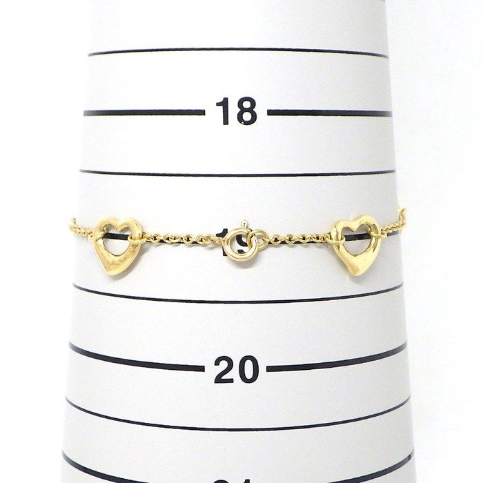 Tiffany & Co. Open Heart Bracelet in K18 Yellow Gold - Exquisite Craftsmanship