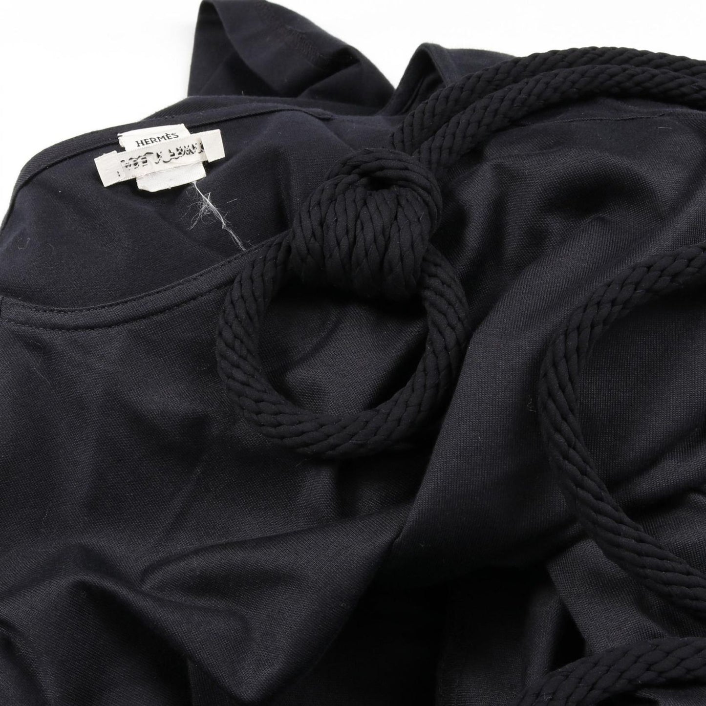 HERMES Cotton Dress in Black - Timeless Elegance