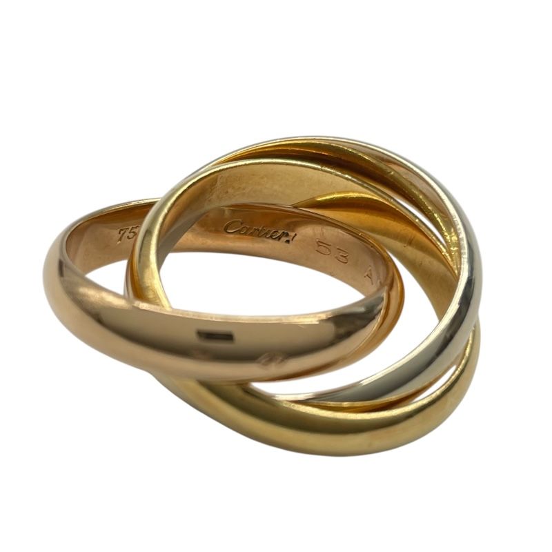 Cartier Trinity Ring in K18 Yellow, Pink & White Gold