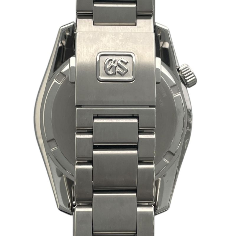 Seiko Grand Seiko SBGN027 9F Quartz GMT - Black Stainless Steel