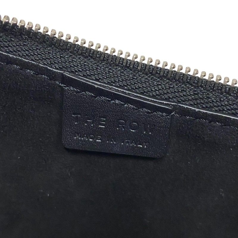 THE ROW Half Moon Bag in Black Calf Leather - Exquisite Craftsmanship