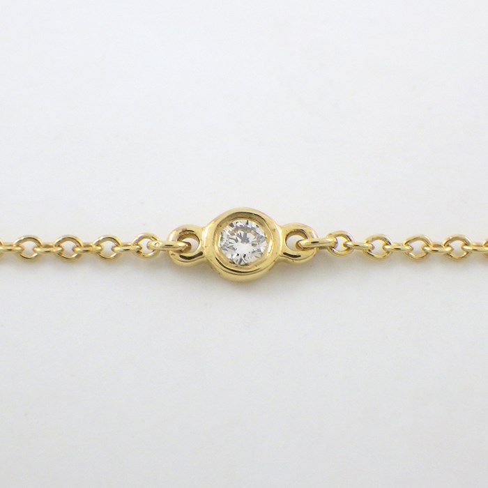 Tiffany & Co. By The Yard Bracelet with Diamond - K18YG