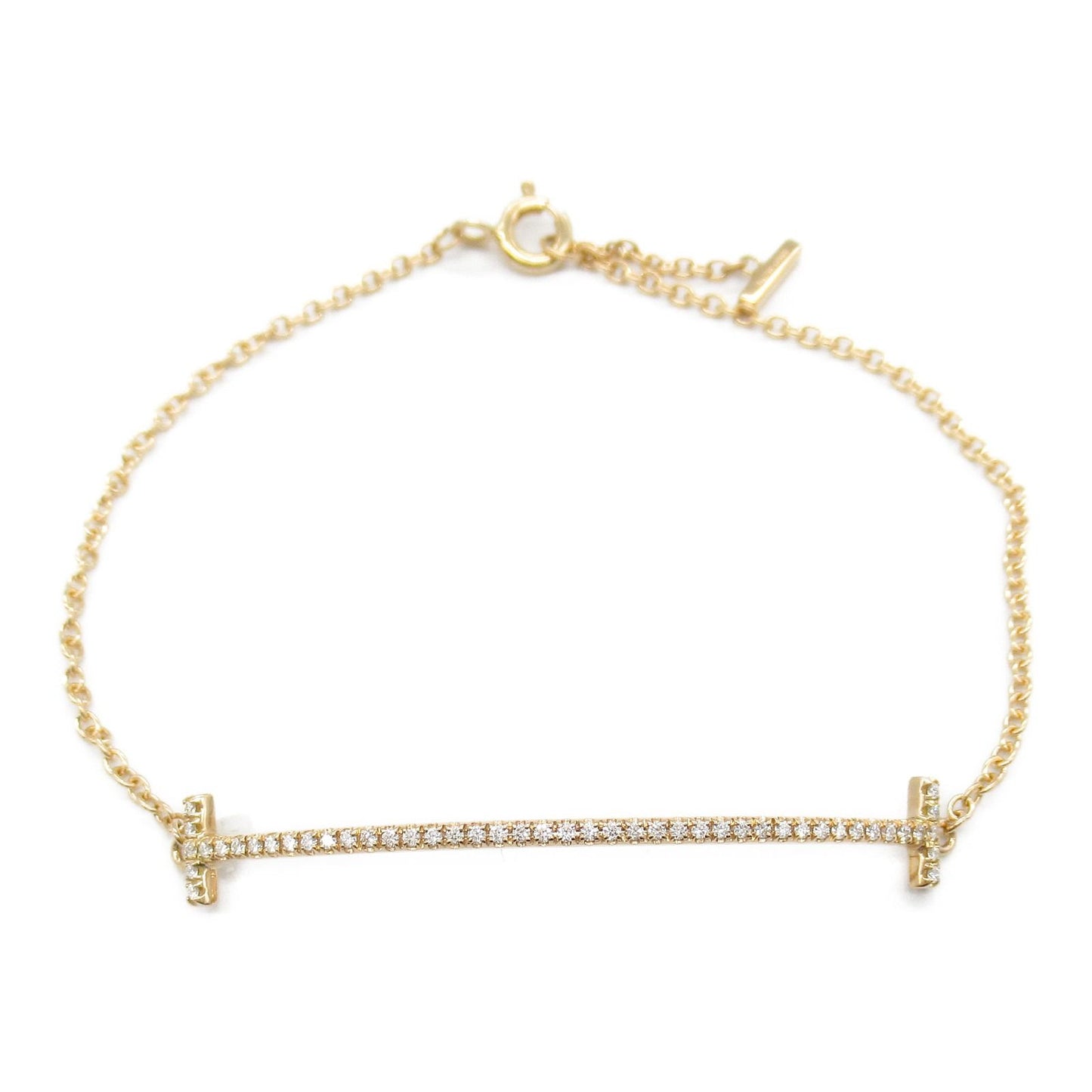TIFFANY & CO T-Smile Diamond Bracelet in 18K Pink Gold