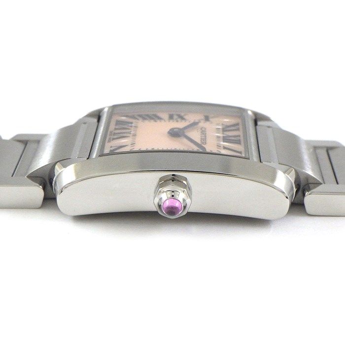 Cartier Tank Française SM W51028Q3 Pink Shell Dial - Exquisite Timepiece