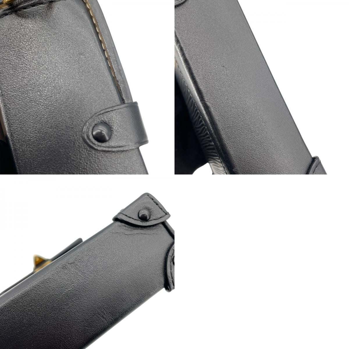 Louis Vuitton Vertical Trunk Chain Shoulder Bag - Noir Epi Leather