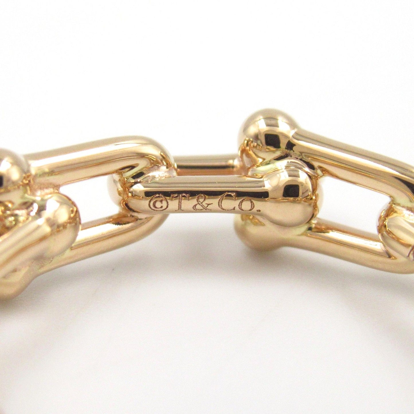 TIFFANY & CO Hardware Micro Ring in K18PG Pink Gold - Size 6