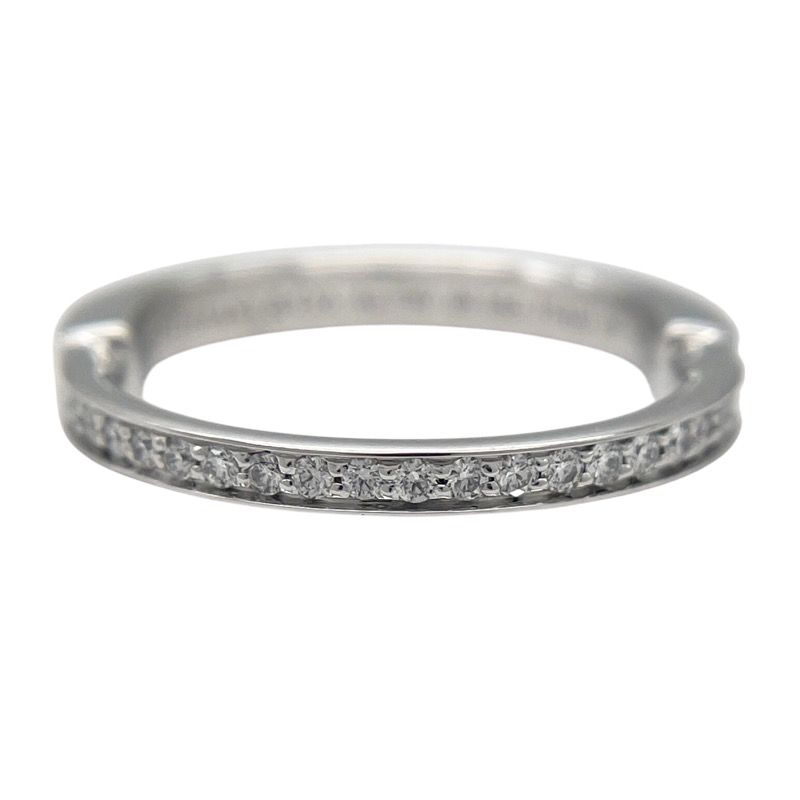 Tiffany & Co. Tiffany Lock Ring 0.16ct K18WG Diamond - Exquisite Elegance