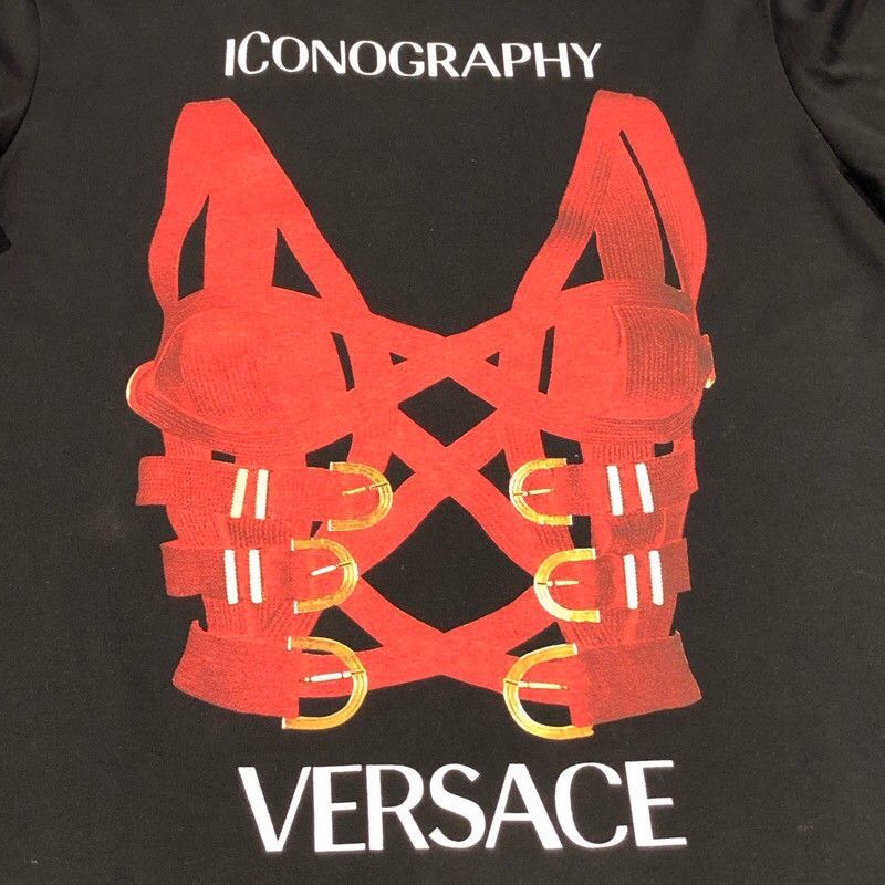 Versace Printed Cotton T-Shirt - Exclusive Women's Fashion