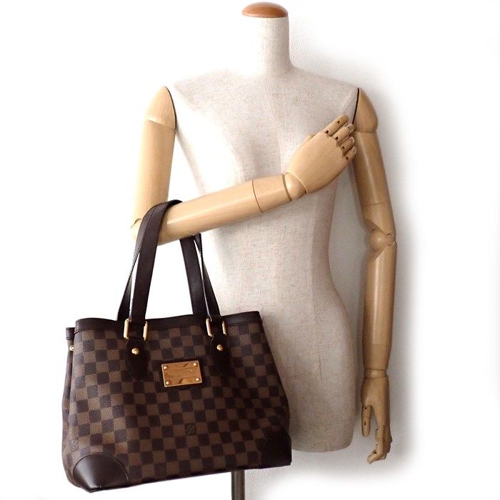Louis Vuitton Hampstead PM Tote Bag - Exquisite Brown Damier Ebene