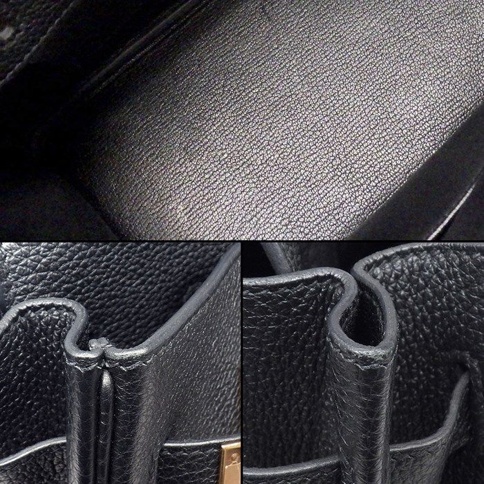 HERMES Birkin 30 Bag - 2019 Black Togo with Rose Gold Hardware