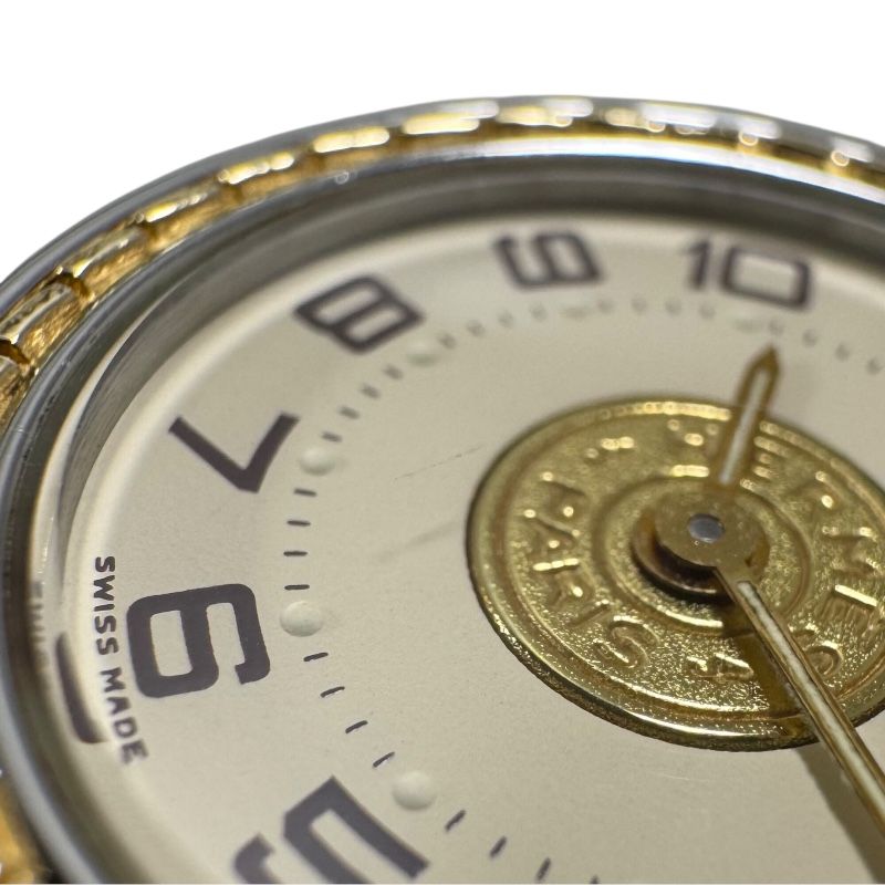 HERMES Série Gold GP/SS Quartz Ladies Watch - Timeless Elegance