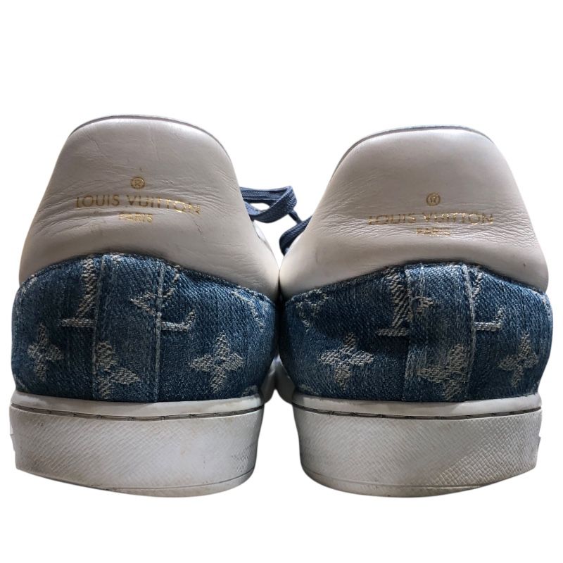 Louis Vuitton Luxembourg Line Low-Cut Sneakers in Blue - Size 8.5