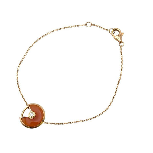 Cartier Amulet Bracelet in K18 Pink Gold with Diamonds