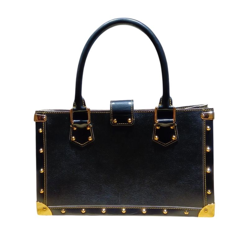 Louis Vuitton Fabuleux M91812 Black & Gold Hardware Handbag