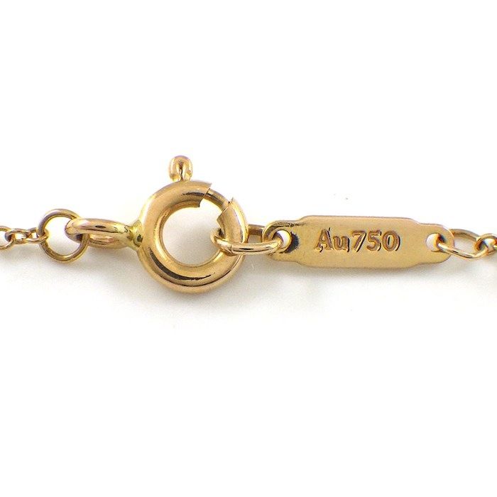 Tiffany & Co. Sentimental Heart Extra Mini Diamond Necklace in K18PG