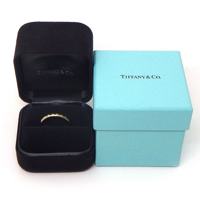 Tiffany & Co. 8-Point Diamond Stacking Band Ring in 18K Yellow Gold