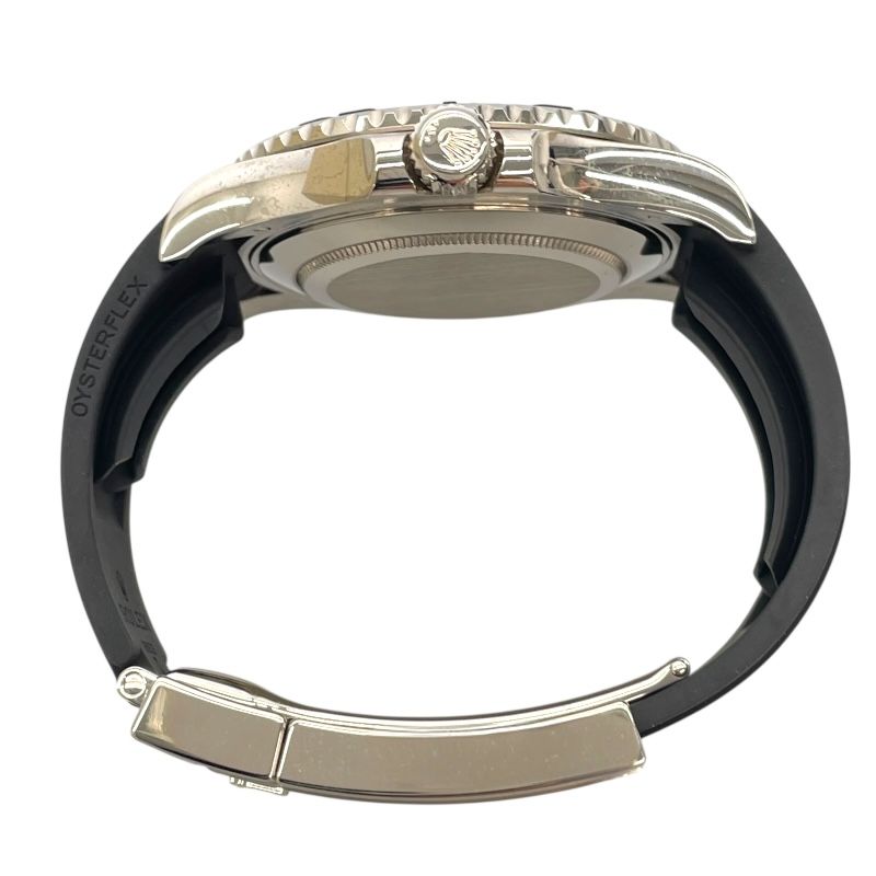 ROLEX Yacht-Master 42 226659 Black K18WG/Rubber Strap Automatic Watch