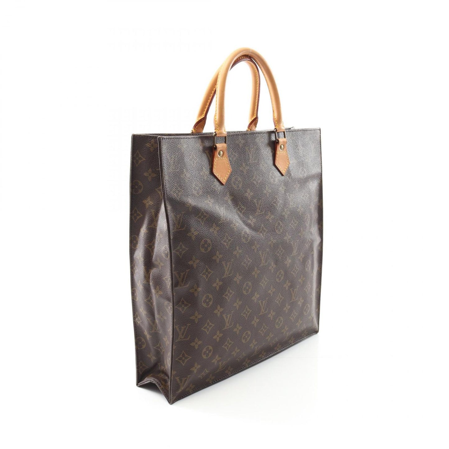 Louis Vuitton Sac Plat Tote Bag - Timeless Elegance in Brown