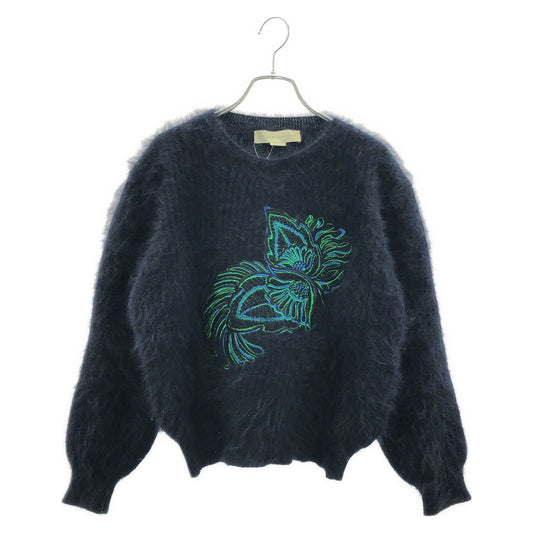 Stella McCartney Navy Wool Knit Sweater - Timeless Elegance