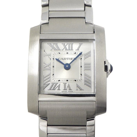 Cartier Tank Française SM WSTA0065 Silver Dial Luxury Watch