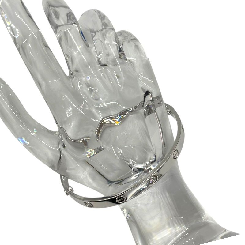 Cartier Love Bracelet 6PD in 750WG with Diamonds - Exquisite Luxury